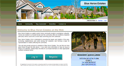 Desktop Screenshot of blueheronestates.org